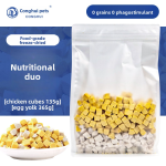 Freeze-dried cat snacks, chicken nuggets, universal food for cats and dogs, mixed grain whole egg yolk pet snacks, cat food
