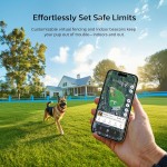 Dog Collar, the most advanced dog wireless fence with AI analysis, precise positioning, 5-day battery life and IP68 waterproof function, provides a flexible virtual fence for dogs