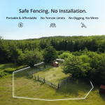 Dog Collar, the most advanced dog wireless fence with AI analysis, precise positioning, 5-day battery life and IP68 waterproof function, provides a flexible virtual fence for dogs